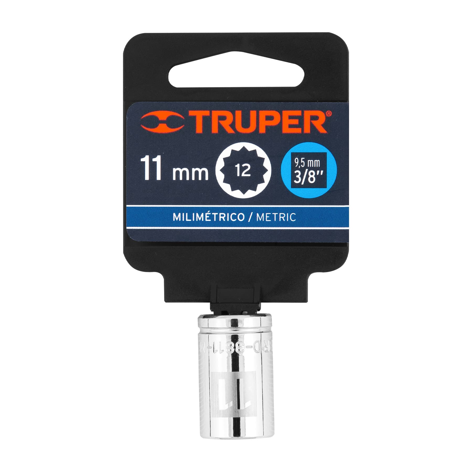 Dado de 11 mm, 12 puntas, cuadro 3/8', TRUPER - Imagen 4