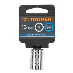 Dado de 13 mm, 12 puntas, cuadro 3/8', TRUPER - Imagen 4