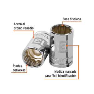 Alternative view of Dado de 13 mm, 12 puntas, cuadro 3/8', TRUPER