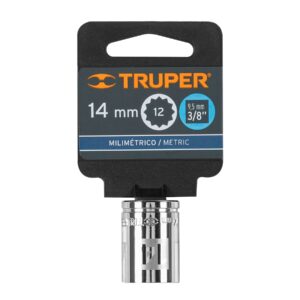 Dado de 14 mm, 12 puntas, cuadro 3/8', TRUPER - Imagen 4