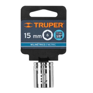 Dado de 15 mm, 6 puntas, cuadro 3/8', TRUPER - Imagen 4