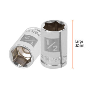 Dado de 1/2', 6 puntas, cuadro 3/8', TRUPER - Imagen 3