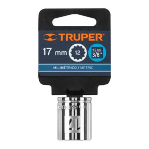 Dado de 17 mm, 12 puntas, cuadro 3/8', TRUPER - Imagen 4