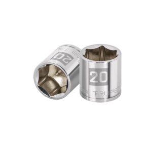 Dado de 20 mm, 6 puntas, cuadro 3/8', TRUPER
