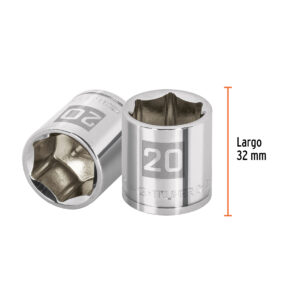 Dado de 20 mm, 6 puntas, cuadro 3/8', TRUPER - Imagen 3