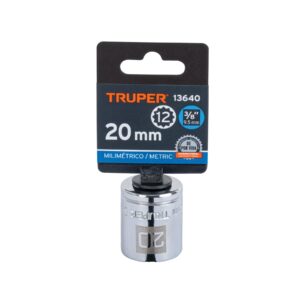 Dado de 20 mm, 12 puntas, cuadro 3/8', TRUPER - Imagen 4