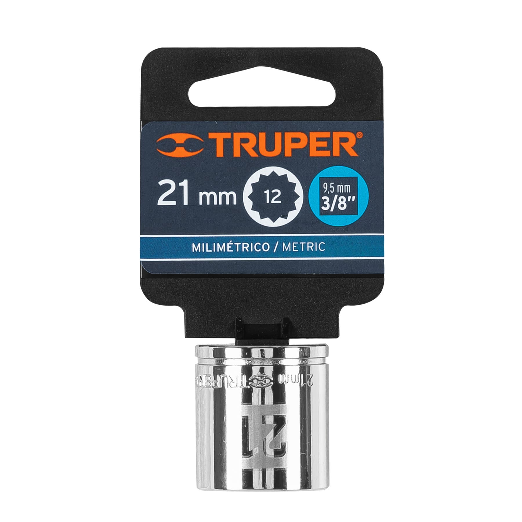 Dado de 21 mm, 12 puntas, cuadro 3/8', TRUPER - Imagen 4
