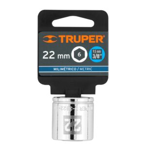 Dado de 22 mm, 6 puntas, cuadro 3/8', TRUPER - Imagen 4
