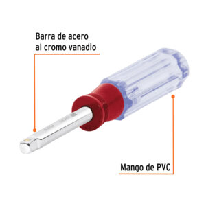 Alternative view of Desarmador de 7' para dados cuadro 1/4', TRUPER