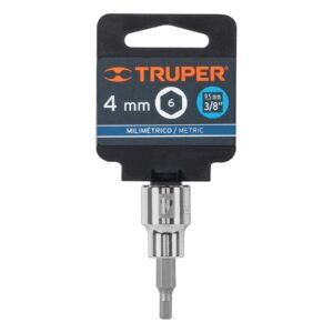 Dado punta hexagonal de 4 mm, cuadro 3/8', TRUPER - Imagen 4