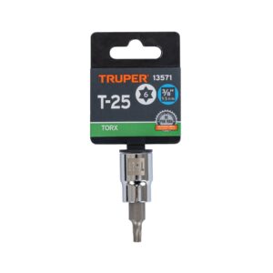 Dado punta torx T-25, cuadro 3/8', TRUPER - Imagen 4