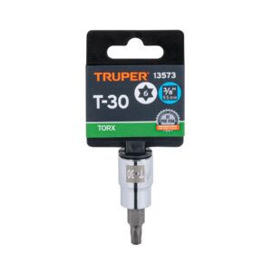 Dado punta torx T-30, cuadro 3/8', TRUPER - Imagen 4
