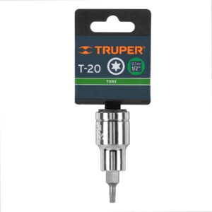 Dado punta torx T-20, cuadro 1/2', TRUPER - Imagen 4