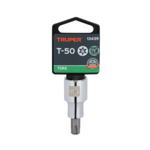 Dado punta torx T-50, cuadro 1/2', TRUPER - Imagen 4
