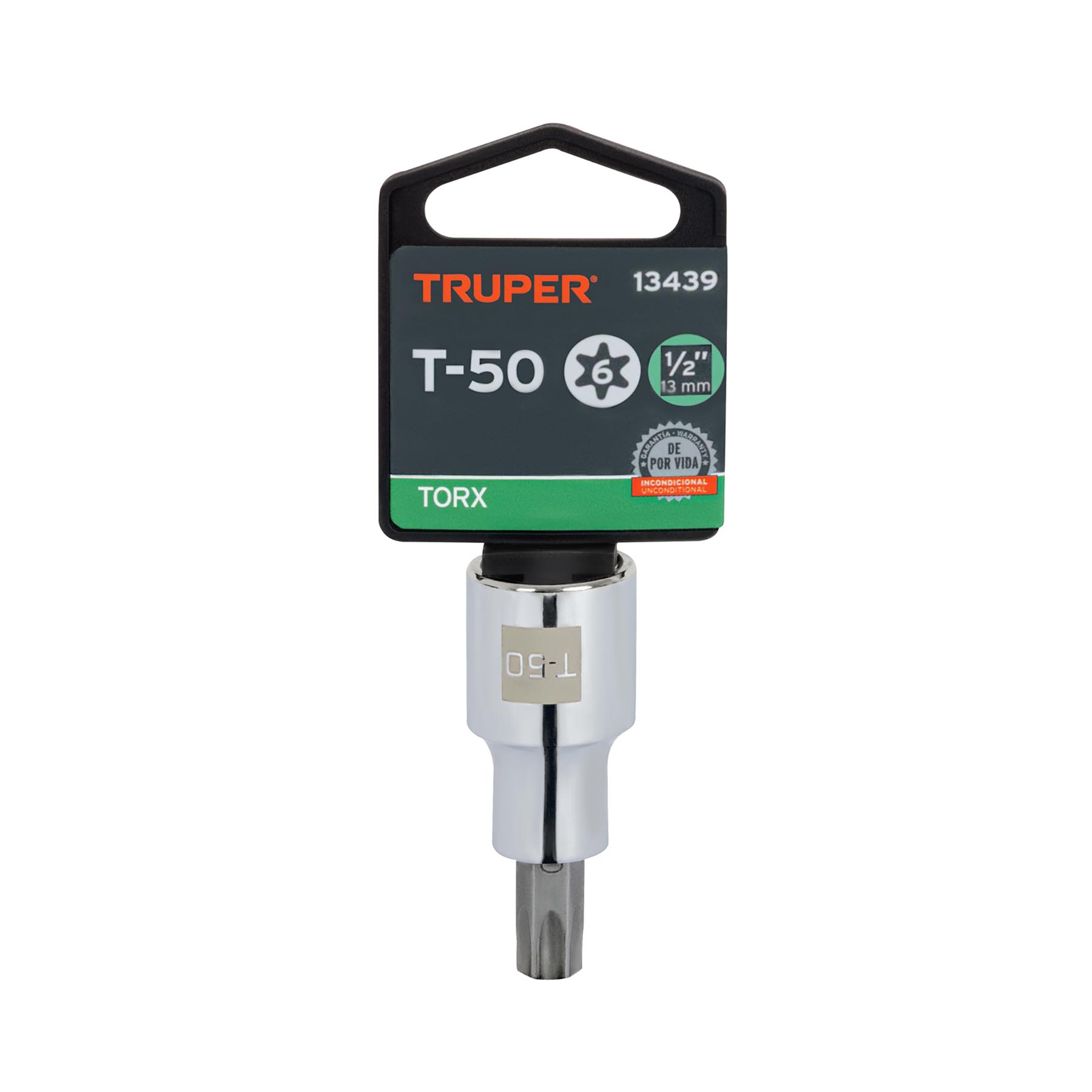 Dado punta torx T-50, cuadro 1/2', TRUPER - Imagen 4
