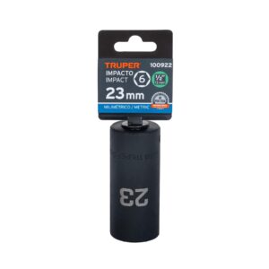 Dado largo impacto de 23 mm, 6 puntas, cuadro 1/2', TRUPER - Imagen 4