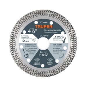 Disco de diamante 4 1/2', corte porcelanato, TRUPER