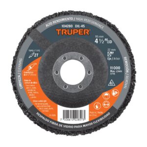 Disco removedor / limpieza 4-1/2" centro 7/8", TRUPER