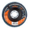 Disco laminado 4-1/2', grano 120 centro 7/8', fibra, TRUPER
