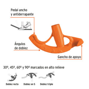 Alternative view of Doblador de tubo conduit 3/4', TRUPER