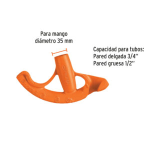Doblador de tubo conduit 3/4', TRUPER - Imagen 3