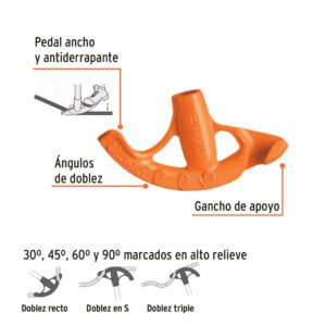 Alternative view of Doblador de tubo conduit 1/2', TRUPER