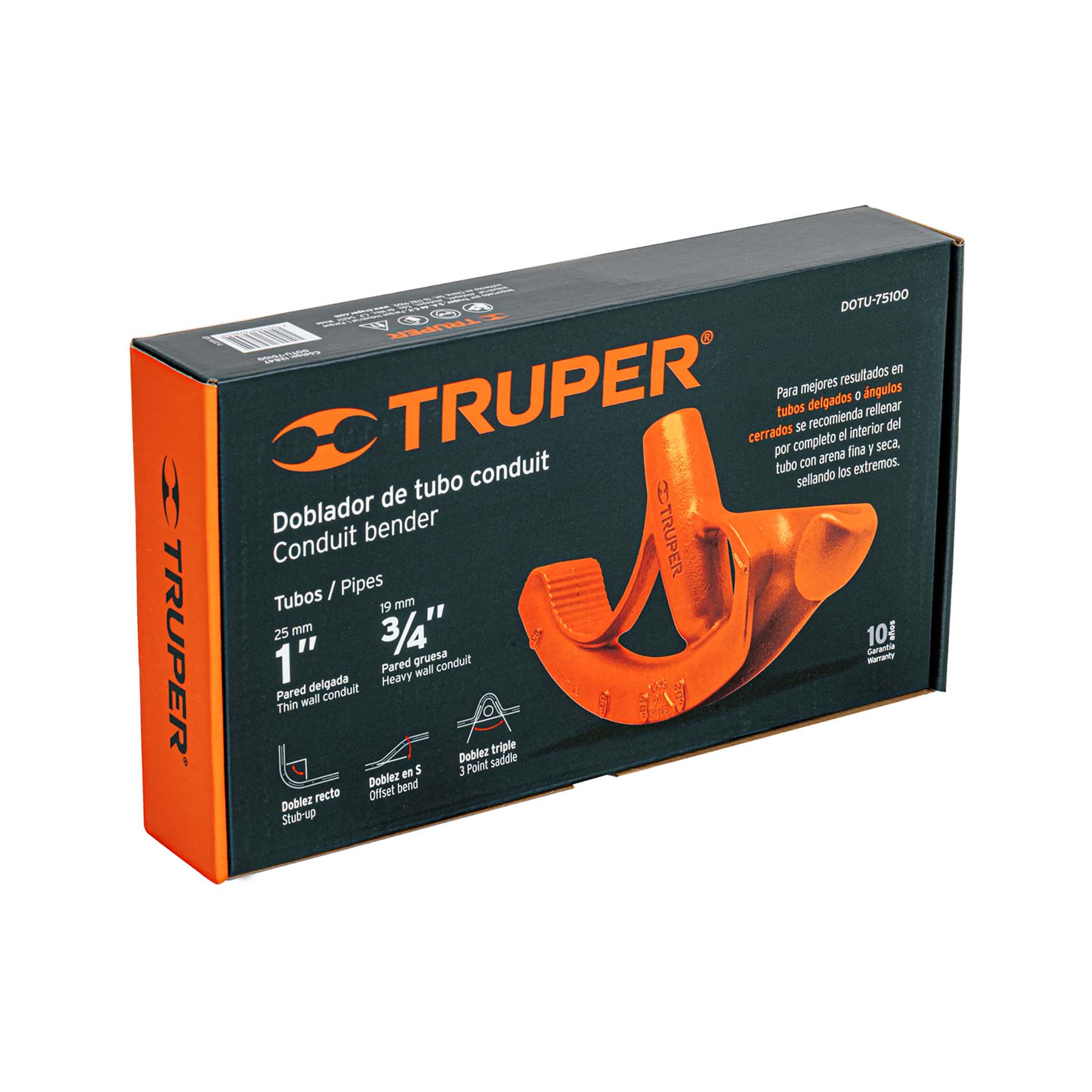 Doblador de tubo conduit 1', TRUPER - Imagen 4