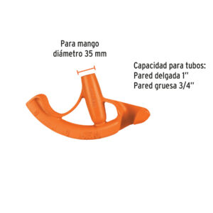 Doblador de tubo conduit 1', TRUPER - Imagen 3
