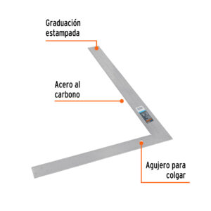 Alternative view of Escuadra 16'x24' de acero para cantero, TRUPER
