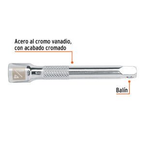 Alternative view of Extensión para matraca, cuadro 1/4', largo 3', TRUPER
