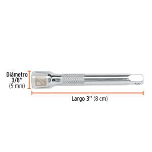 Extensión para matraca, cuadro 1/4', largo 3', TRUPER - Imagen 3