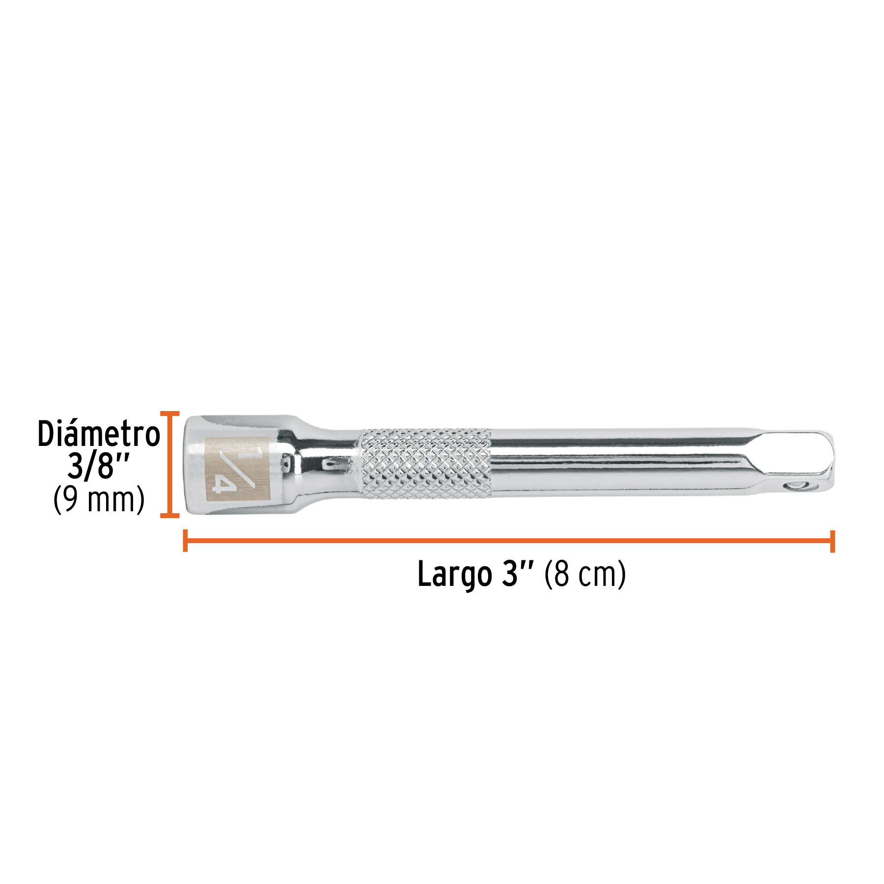 Extensión para matraca, cuadro 1/4', largo 3', TRUPER - Imagen 3