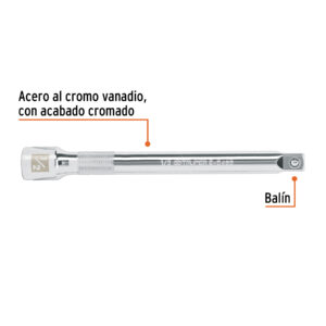 Extensión para matraca, cuadro 1/2', largo 8', TRUPER - Imagen 2