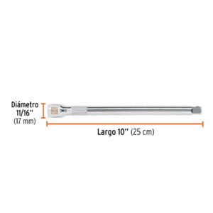 Extensión para matraca, cuadro 1/2', largo 10', TRUPER - Imagen 3