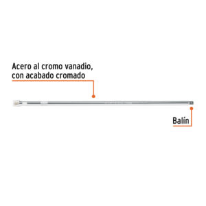 Alternative view of Extensión para matraca, cuadro 1/2', largo 24', TRUPER