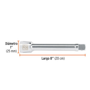 Extensión para matraca, cuadro 3/4', largo 8', TRUPER - Imagen 3