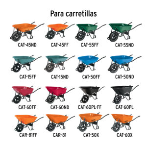 Alternative view of Eje corto para carretillas 1 llanta EXPERT, TRUPER y PRETUL
