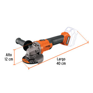 Esmeriladora 4-1/2', 20V, sin accesorios, TRUPER PRO - Imagen 3