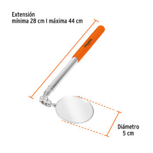 Espejo circular telescópico de inspección, 5 cm, TRUPER - Imagen 3