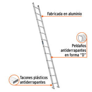 Alternative view of Escalera recta, tipo III, 12 peldaños, TRUPER