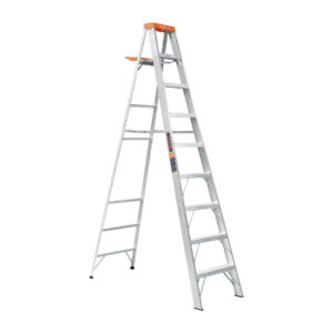 Escalera de tijera tipo ll 8 peldaños y bandeja, TRUPER