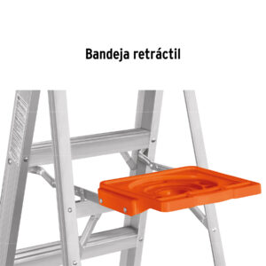 Escalera de tijera tipo II 9 peldaños y bandeja, TRUPER - Imagen 5