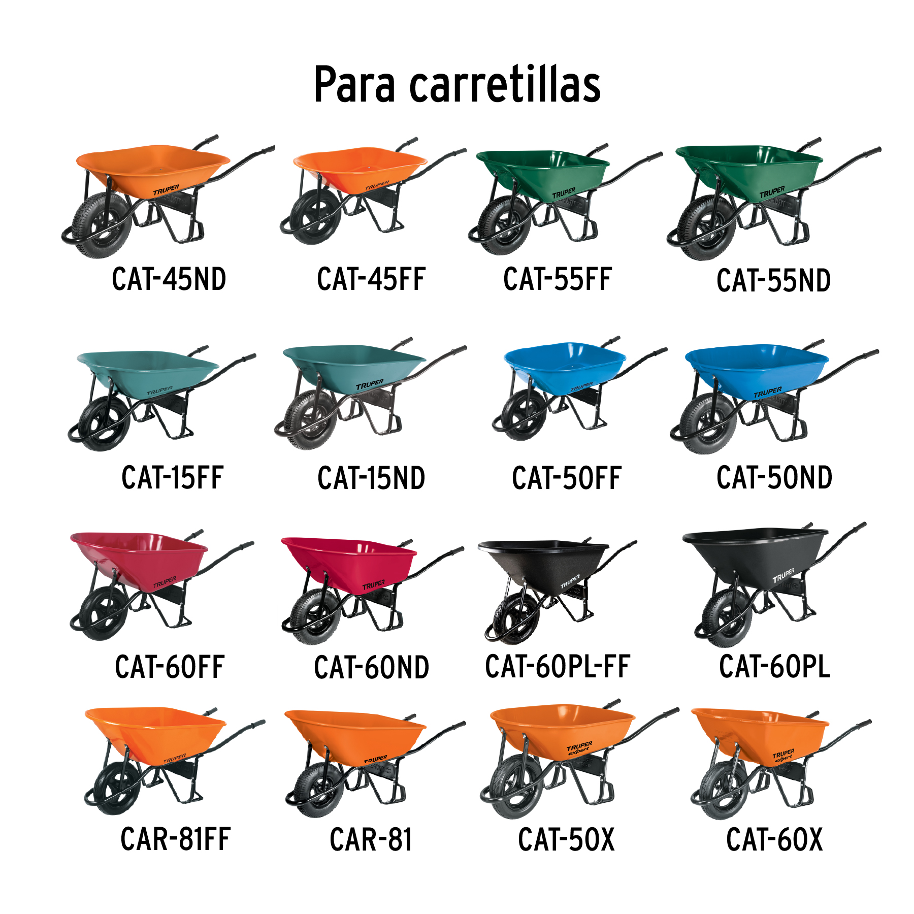 2 estabilizadores calibre 15 p/carretillas TRUPER y EXPERT - Imagen 2
