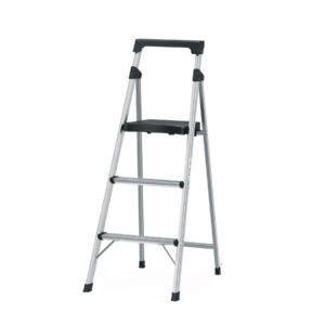 Escalerilla tubular plegable, 3 peldaños, aluminio, TRUPER