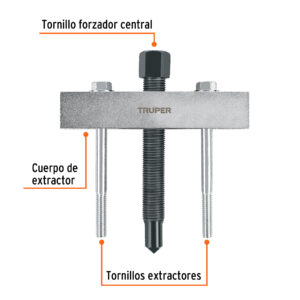 Alternative view of Extractor para engranes y orificios roscados, TRUPER