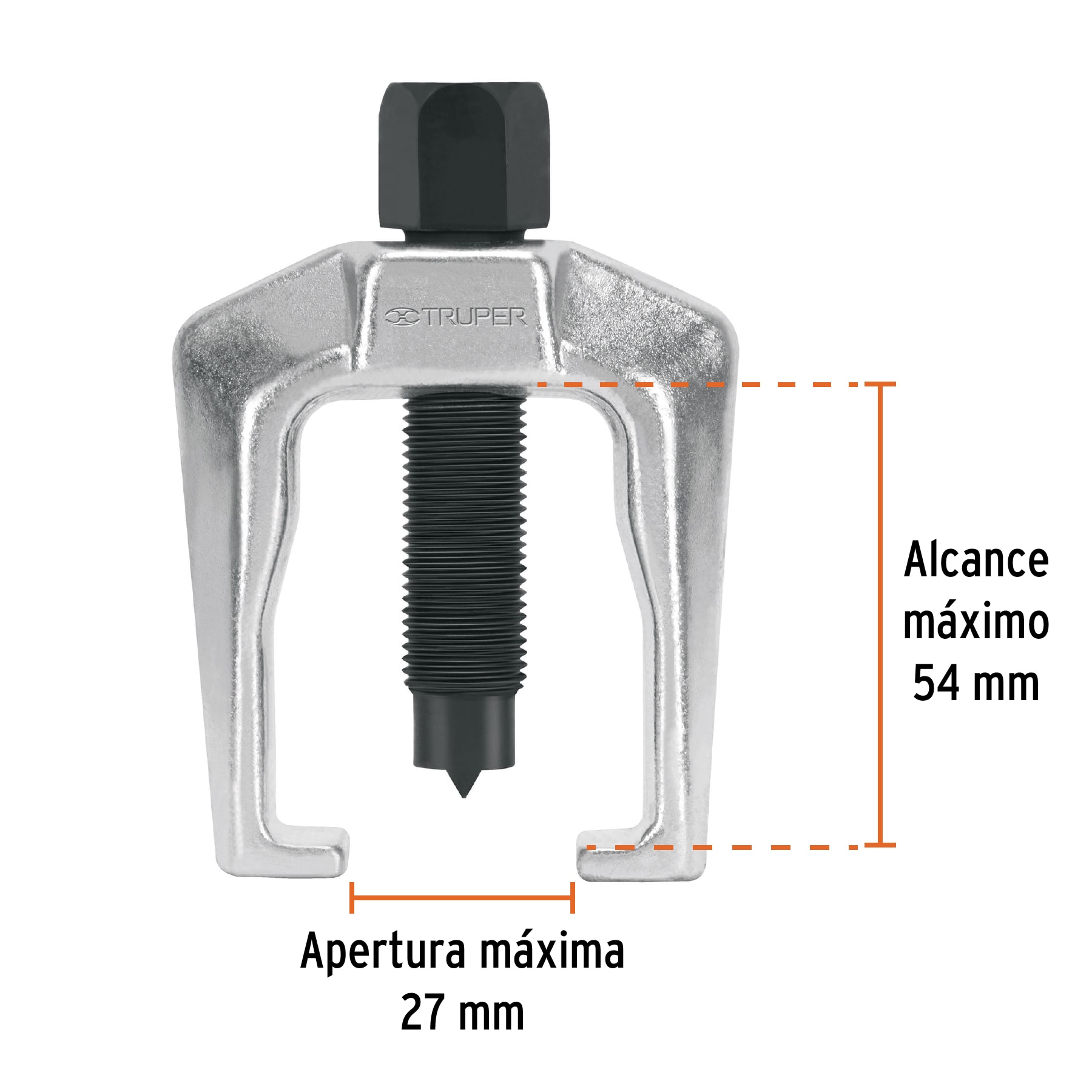 Extractor Pitman, alcance 54 mm, uso ligero, TRUPER - Imagen 3