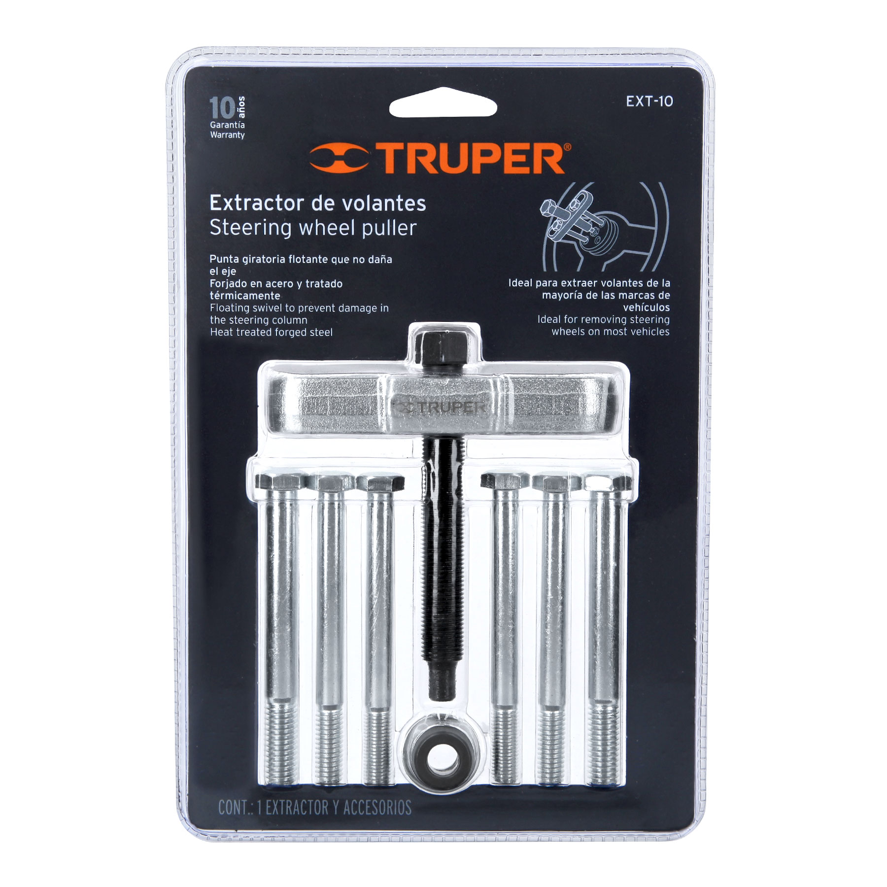 Extractor de volantes, 11 piezas, TRUPER - Imagen 4