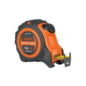 Flexómetro Auto-Lock contra impactos 5 m cinta 19 mm, TRUPER