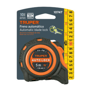 Flexómetro Auto-Lock contra impactos 5 m cinta 19 mm, TRUPER - Imagen 5