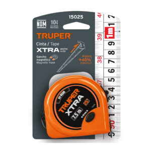Flexómetro XTRA 7.5 m cinta extra ancha 28 mm, TRUPER - Imagen 5